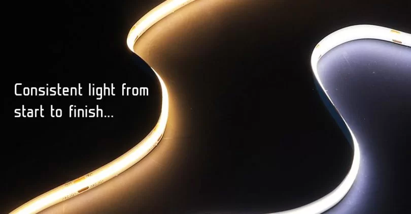 COB-LED-Strip-Featured-Image-810x421 » led strip light Production R&D Manufacturer|NPHIS Application of flexible COB LED strip lights in commercial settings.