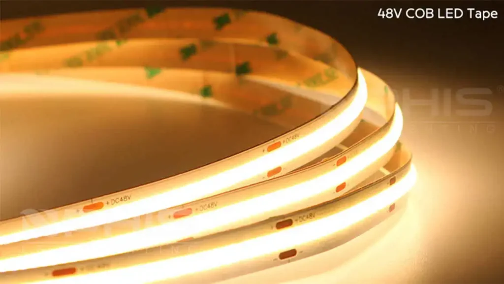 48V LED strip continuous run for 50m no voltage drop installations