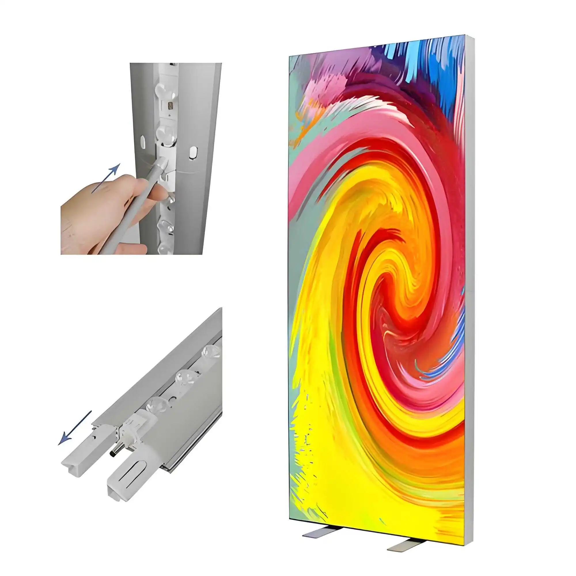 Edge Light LED strip bar signage and lightbox application