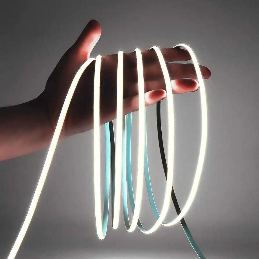 nphis-cob-led-strip-cabinet-shelving-dotless-illumination » led strip light Production R&D Manufacturer|NPHIS COB LED strip lights installed inside cabinet shelving system showing uniform dotless illumination for retail display and under-cabinet lighting applications