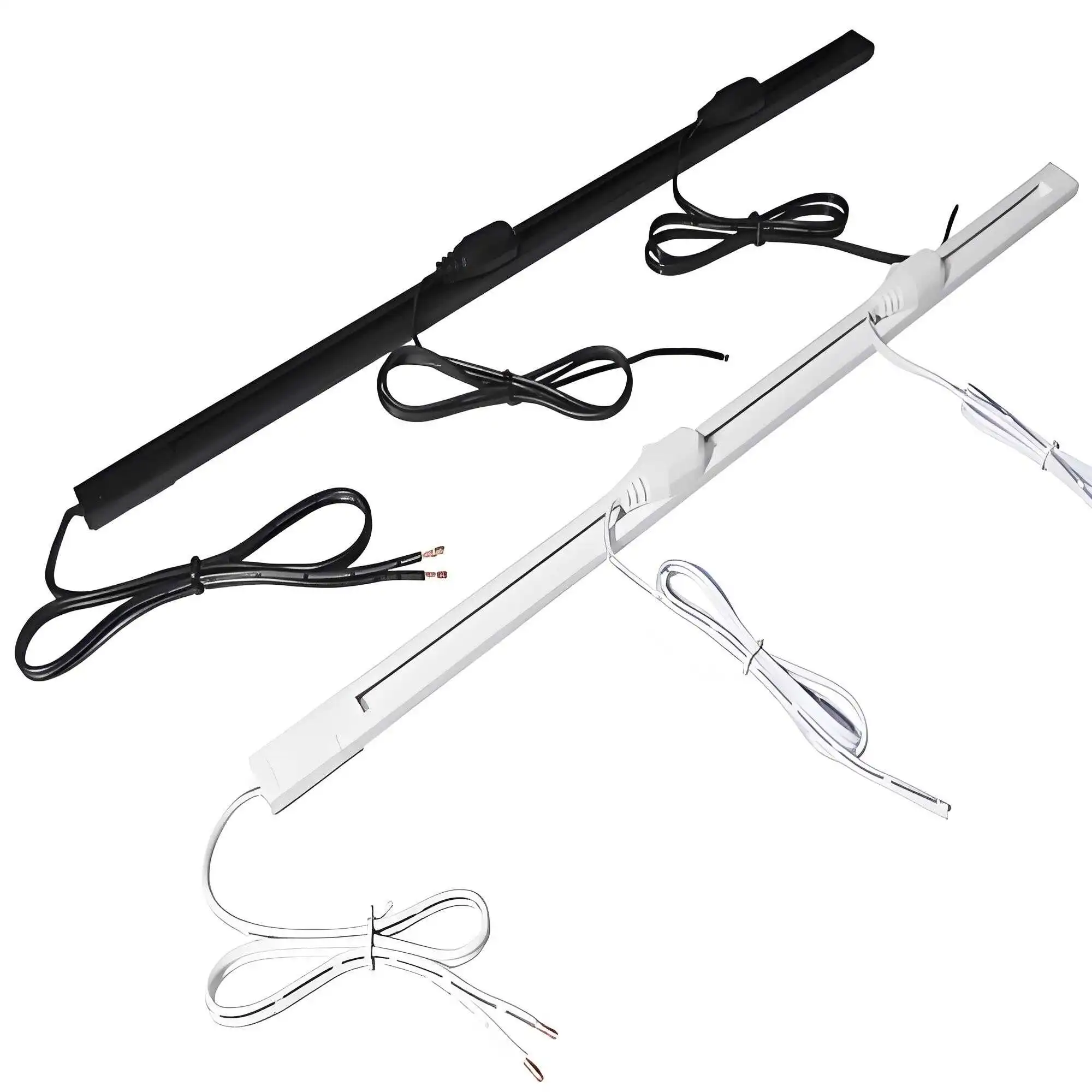 Magnetic LED light bar cabinet and display shelf lighting