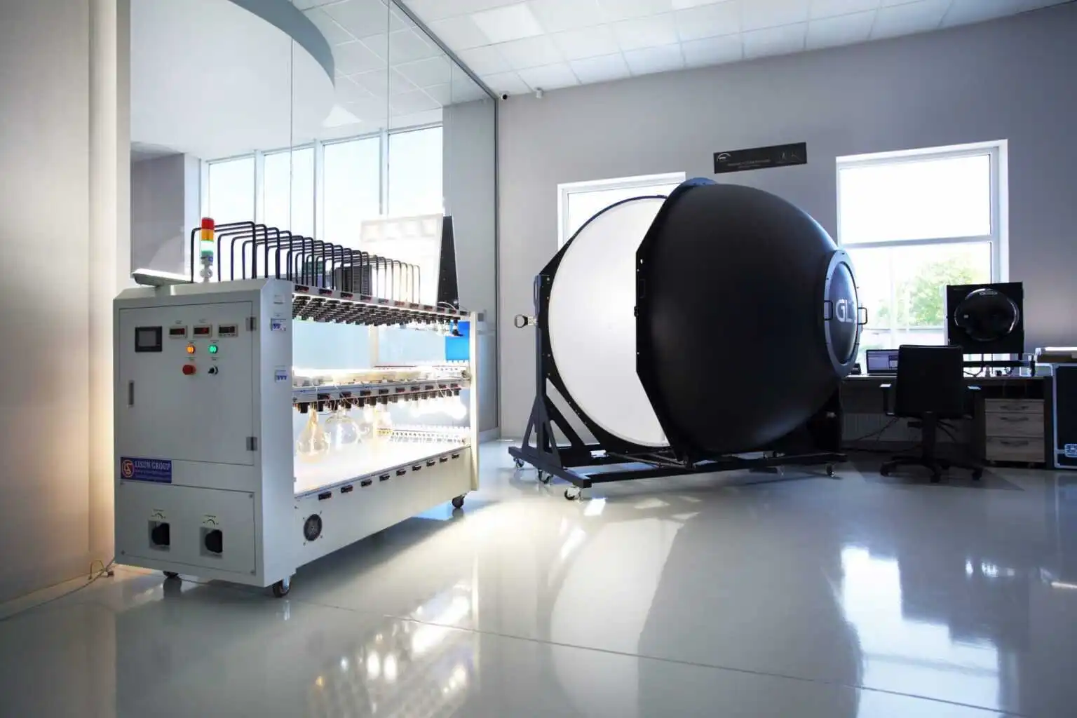 Professional LED tape light testing lab equipment, reliable LED tape light supplier US/Europe, high‑quality LED strip lights for commercial projects