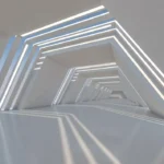 Stretch ceiling backlight LED linear lighting system for architectural ceiling illumination and commercial interior design