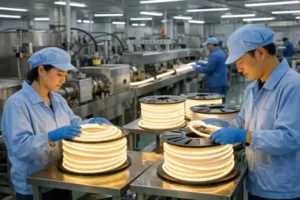 China factory produces bulk silicone neon flex, B2B OEM/ODM supplier, IP68 strip wholesale, adjustable MOQ for importers