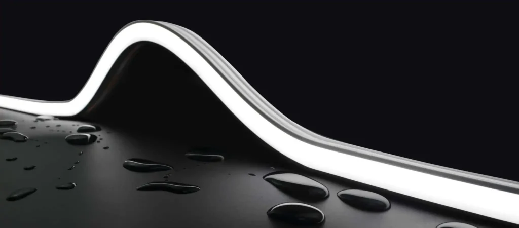 waterproof-outdoor-led-neon-flex » Custom LED Strip Lights Manufacturer | Silicone Neon Flex Supplier China Waterproof outdoor LED neon flex showing water resistance