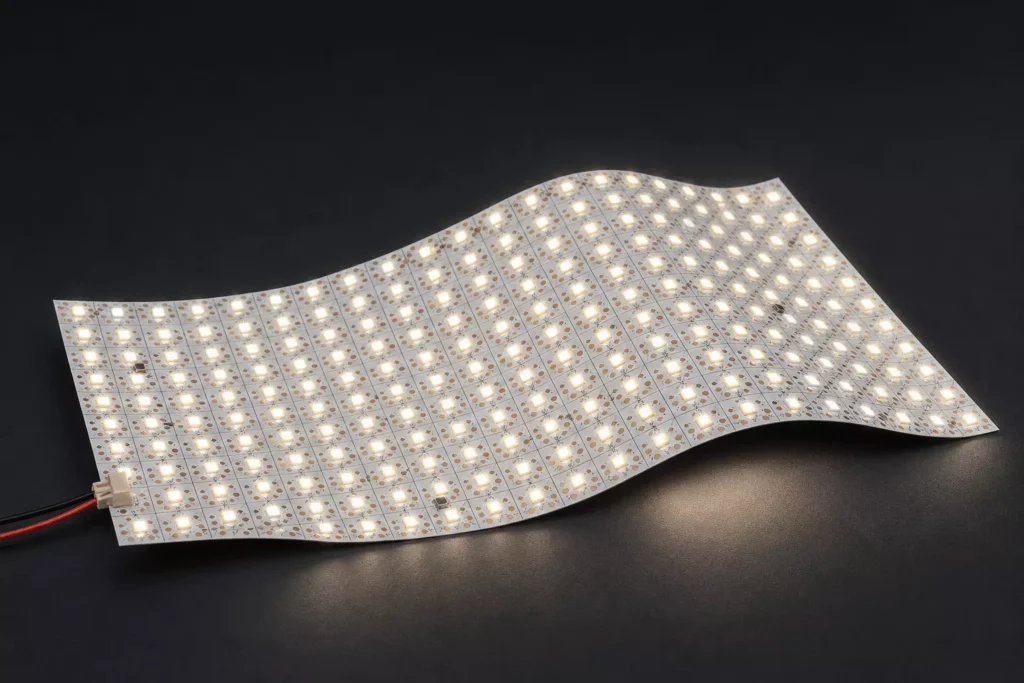 Large bendable 24V flexible led light sheet full panel glowing，flexible led panel sheet soft uniform backlight