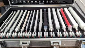 LED neon flex sample kit, various silicone neon flex models for 12V and 24V low‑voltage lighting project selection