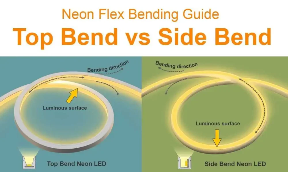 Professional bending guide: top bending silicone neon flex vs side bending silicone neon flex for perfect outdoor installations