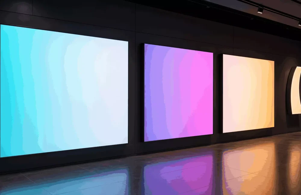 Creative advertising signage and lightboxes illuminated with addressable RGBW neon flex